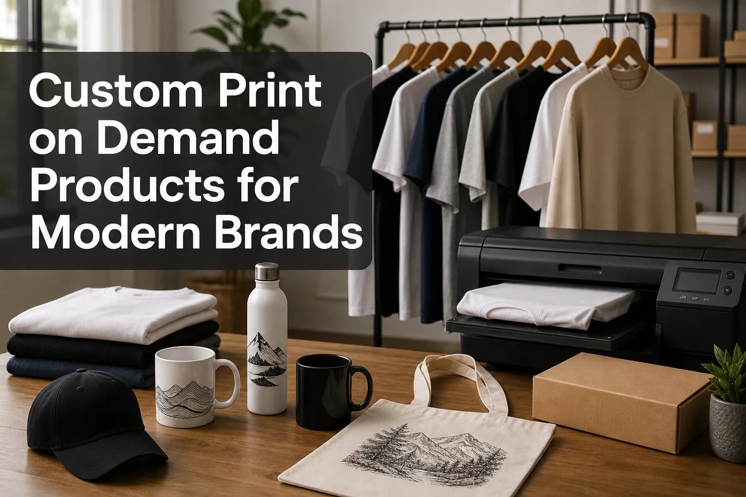 Custom Print on Demand Products for Modern Brands