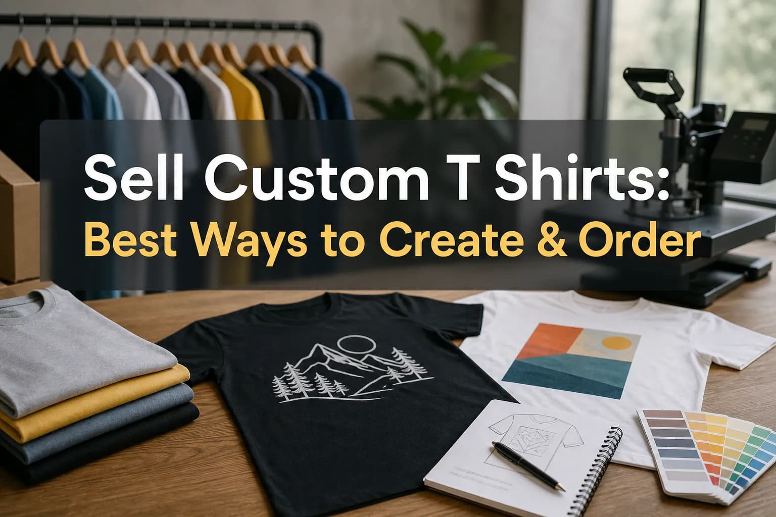 Sell Custom T Shirts: Best Ways to Create & Order