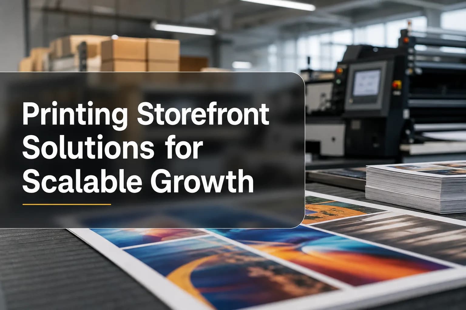 Printing Storefront Solutions for Scalable Growth